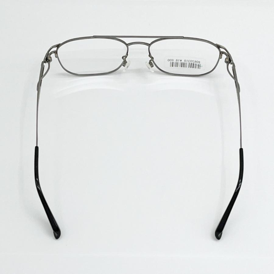 ◆◆ Darwin ダーヴィン 伊達メガネ 眼鏡 ケース付 D0042-54-GR シルバー×ブラック ◇◇ Darwin ダーヴィン 伊達メガネ 眼鏡 ケース付 D0042-54-GR