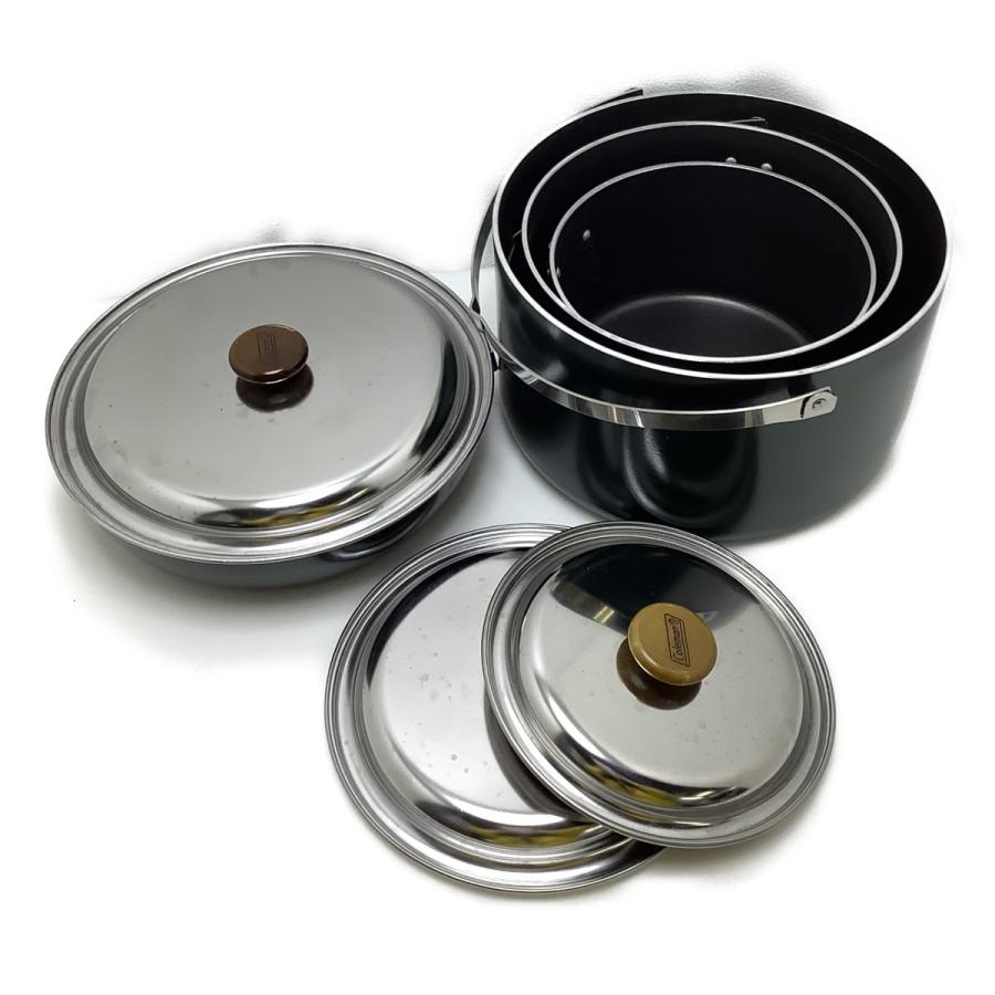 Coleman アウトドア鍋セット Coleman コールマン アウトドア 鍋セット クッカー フライパン 4