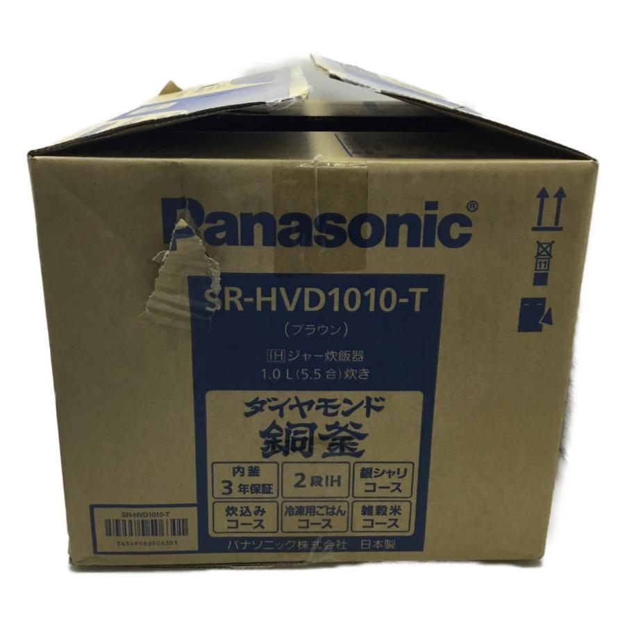 △△ Panasonic パナソニック 炊飯器 IH炊飯ジャー SR-HVD1010-T 2022