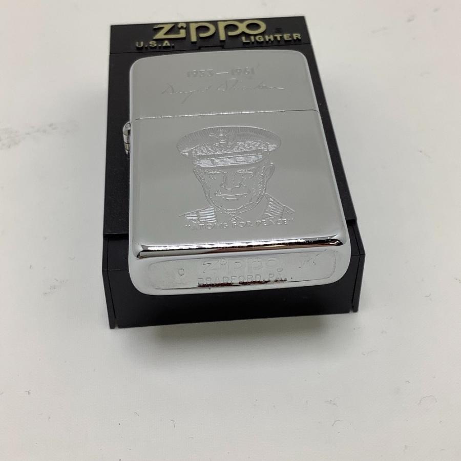 ▲▲  ZIPPO ジッポ　オイルライター ドワイト・D・アイゼンハワー 1990年 やや傷や汚れあり｜bigban｜03