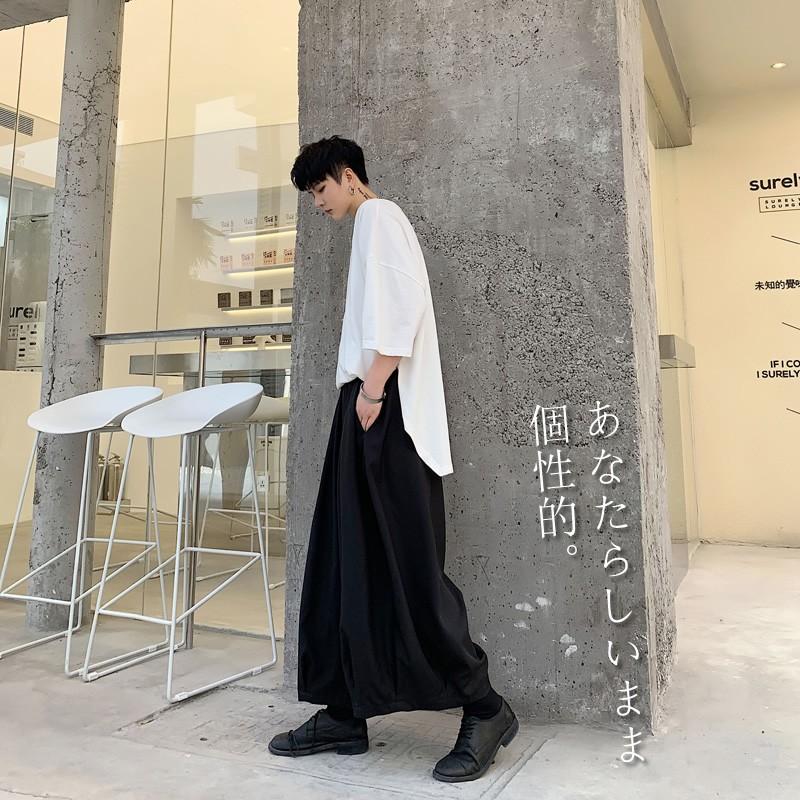 ワイドパンツ タック 8分丈 サルエル アラジンパンツ スカートの様な ガウチョパンツ メンズ 中性的 ジェンダーレス男子 ネオイケメン 韓国 ファッ Cb A145 K570 メンズファッション Bigbangfellas 通販 Yahoo ショッピング
