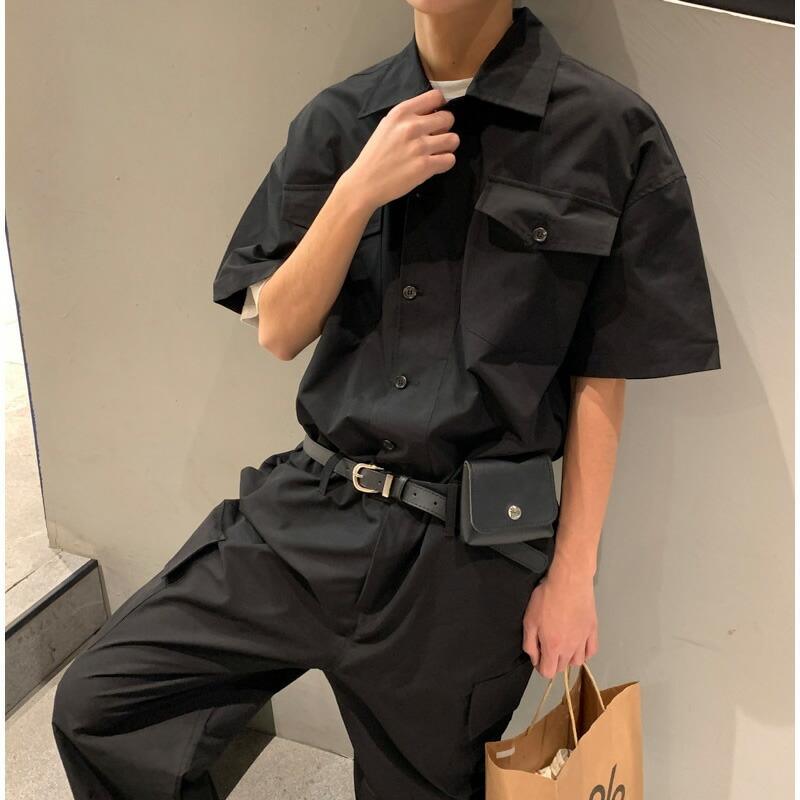 ゆったり ジャンプスーツ つなぎ ベルト付き バッグ付き 韓国 ファッション メンズ メンズ ストリート カジュアル メンズ 春 秋 夏 個性 大き Cs 112a 9611 メンズファッション Bigbangfellas 通販 Yahoo ショッピング