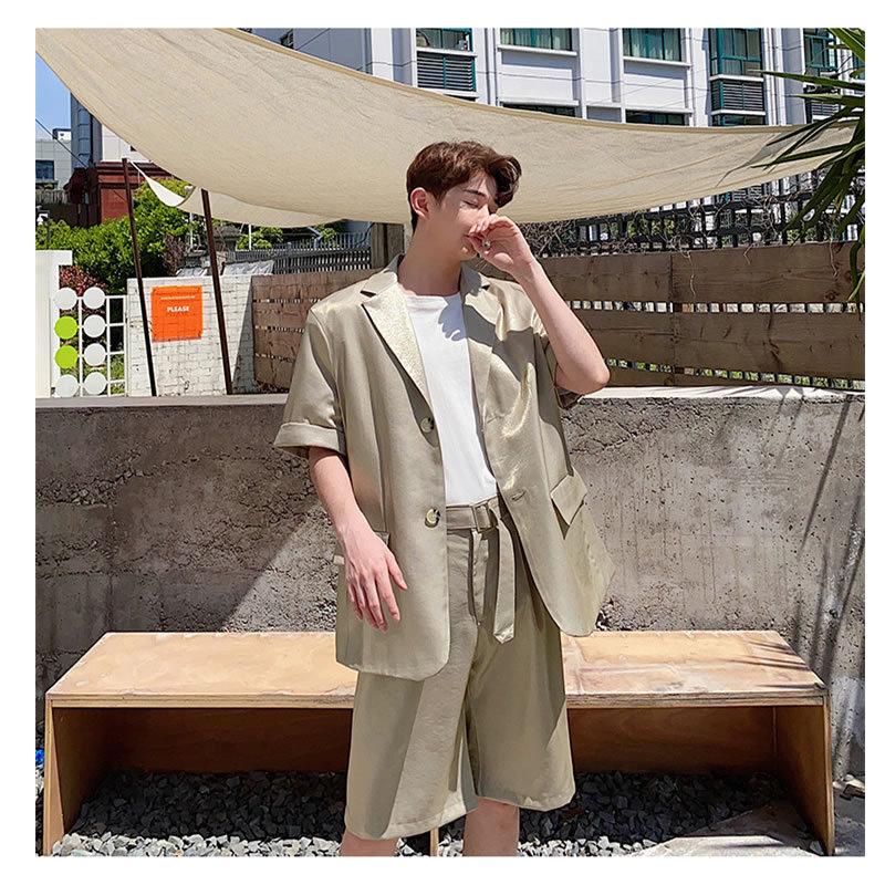 テレビで話題 スーツ サマー セットアップ 涼しい ゆったり 男女兼用 ユニセックス レディース メンズ テーラード 半袖 パステルカラー ペールトーン 光沢 ジャージ スウェット上下セット サイズ 残りわずか M女性にも Www Collectiviteslocales Fr