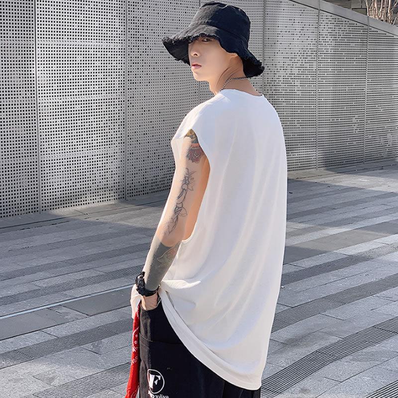 ゆったり 穴あき ダメージ ノースリーブ タンクトップ インナー 重ね着 韓国 ファッション メンズ ストリート カジュアル Ct 009 T103 メンズファッション Bigbangfellas 通販 Yahoo ショッピング