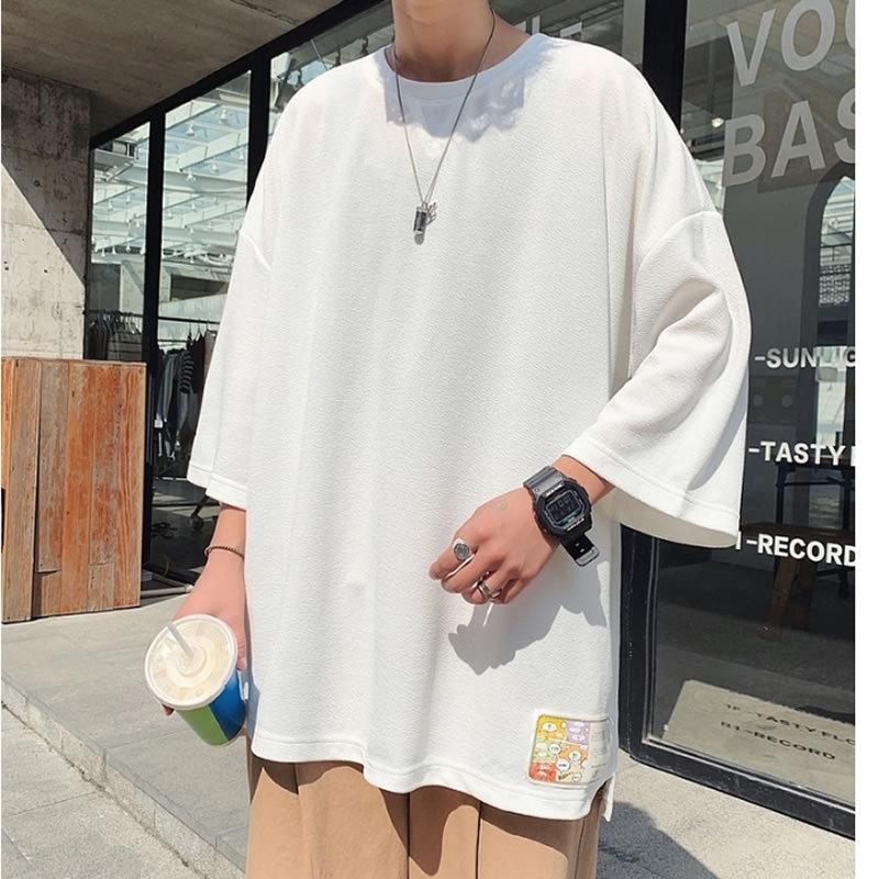 ストア ゆったり ドロップショルダー Tシャツ レイヤード 重ね着 半袖 ハーフスリーブ ティーシャツ Tee 韓国 ファッション メンズ ショート スリーブ ストリート カジュアル 春 秋冬夏 個性 大きいサイズ ビッグシルエット Batesmartin Com