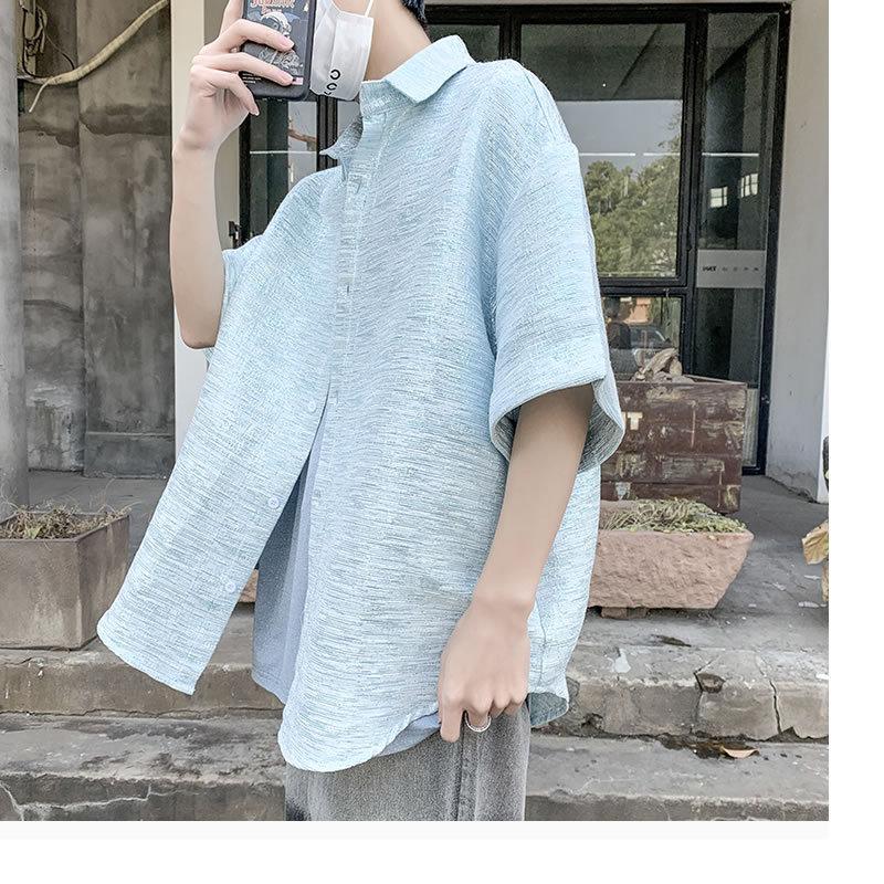 韓国 ファッション メンズ ゆる 光沢 シャツ カジュアルシャツ ビッグシルエット モードストリート ストリート系 ゆったり Ct A031 Hb25 メンズファッション Bigbangfellas 通販 Yahoo ショッピング