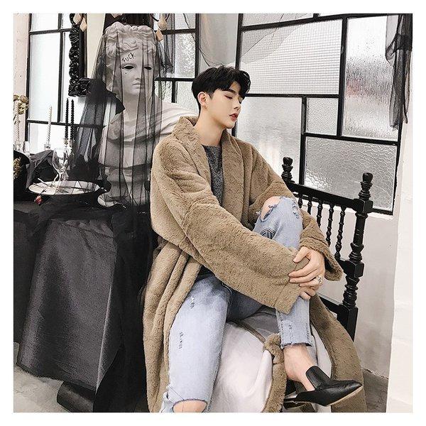 大人の ガウンコート ロング丈 ボア コート モコモコガウン メンズ メンズファッション 韓流 韓国ファッション カジュアル 冬 秋 個性 衣装 モード Ct A145 W271 メンズファッション Bigbangfellas 通販 Yahoo ショッピング