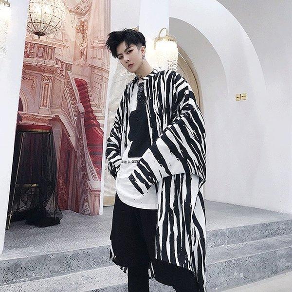 ゼブラ柄 柄シャツ メンズ レディース ドルマン ユニセックス ペア リンクコーデ ロング丈 原宿系 服 韓国 ファッション ストリート系 ダンス 衣 Ct B236 D451 メンズファッション Bigbangfellas 通販 Yahoo ショッピング