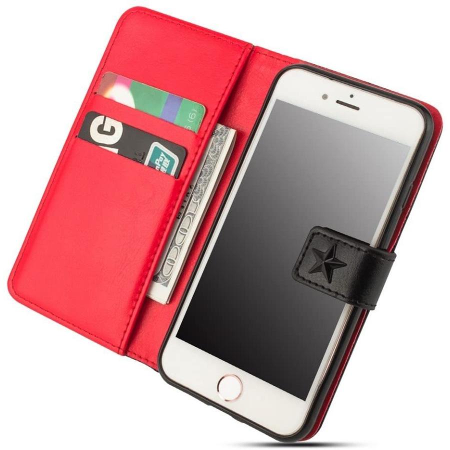 Iphone 7 8 ケース 手帳型 かっこいい スタッズ あいふぉん8ケース人気 Icカード収納 あいほん8 携帯ケース あいふぉん7 ス Big Bear Store 通販 Yahoo ショッピング