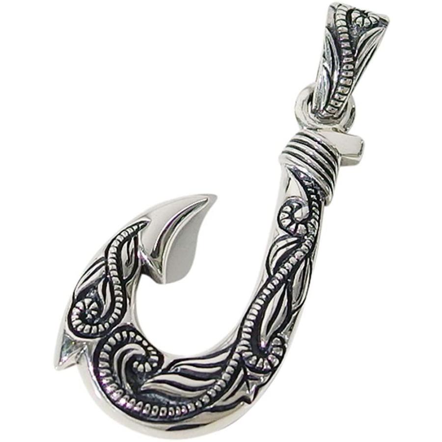 売れ筋アイテムラン プルメリア フィッシュフック 7 釣り針 ペンダント ハワイアンジュエリー ネックレス ペンダント Www Cromg Org Br