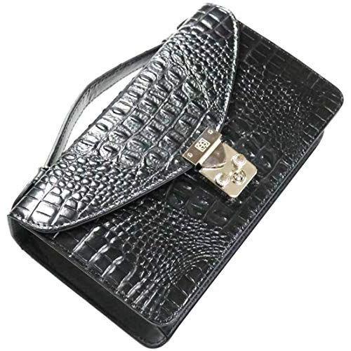 値引 ブラック 長財布 メンズ 財布 バッグ 一体型 本革 財布カバン 大型 大きい 大容量 サイフ クラッチバッグ クロコダイル 早割クーポン Atempletonphoto Com