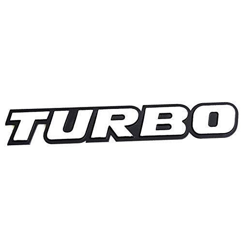 車 エンブレム Turbo ロゴ カスタム 金属製 車用 ステッカー シール リア トランク フェンダー等に