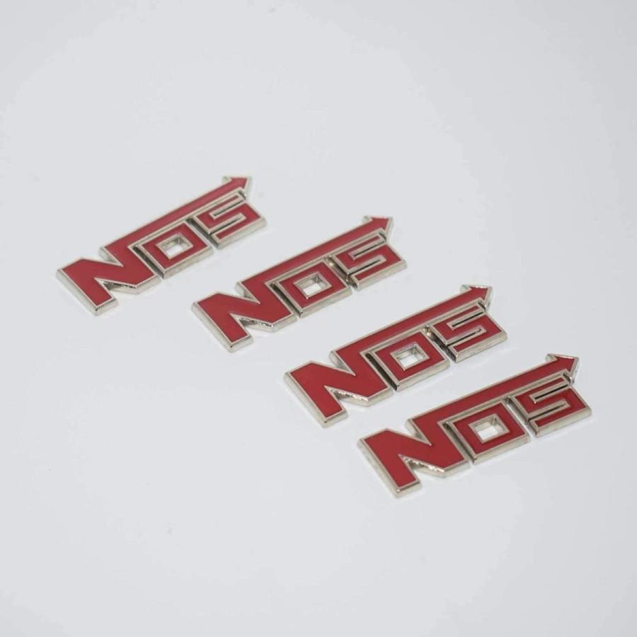 楽天市場 Nos Red 6cm ミニクロムバッジ エンブレム 3d 車 トランク サイド オートロゴ フェンダー 粘着 交換用デカール ステッカー 即日出荷 Turningheadskennel Com