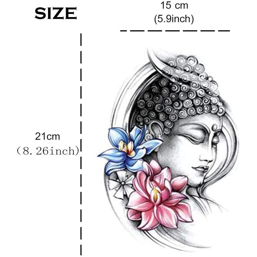 Yesallwas タトゥーシール リアル 大判 8枚セット 薔薇 蝶 花 トライバル 翼 和柄 入れ墨シール 和彫り 防水 長持ち 刺青シ Big Bear Store 通販 Yahoo ショッピング