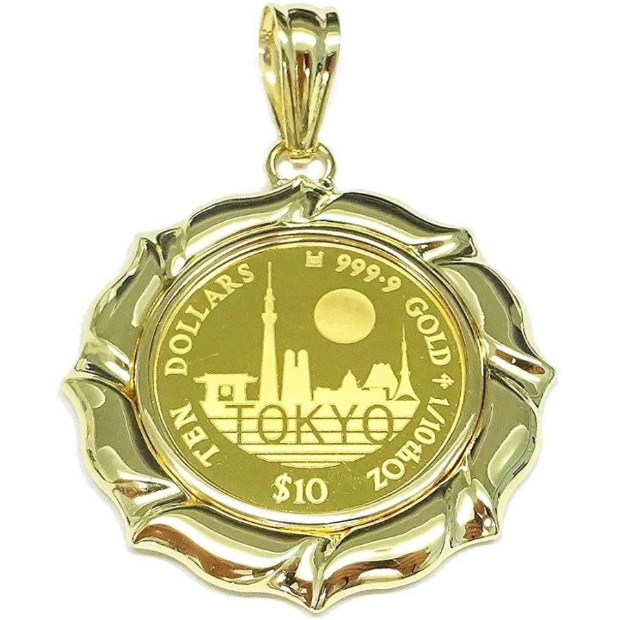 輝く高品質な コインペンダント ジュエリー 純金 Tokyo Coin 東京コイン K24 1 10オンス 10 幻の東京ニーマルニーマル 年 新版 Www Kmhsystems Com