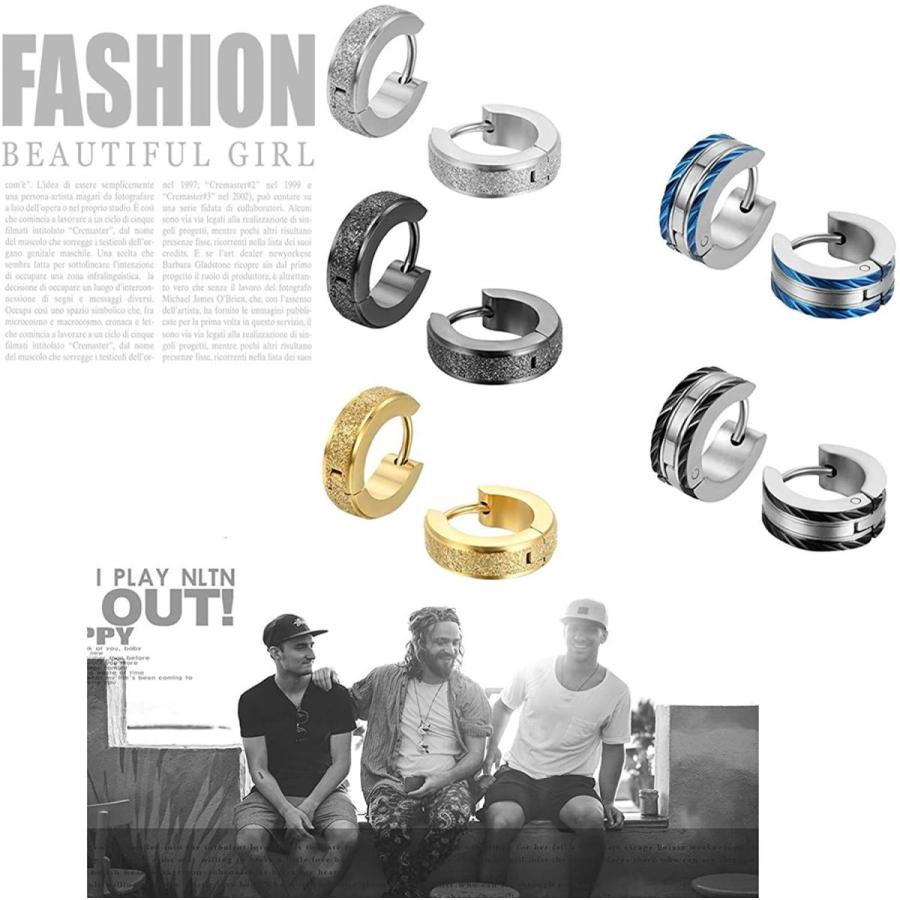 Aroncent ピアス フープ メンズ ステンレス ピアス リング レディース ピアス ペア ブランド ボディピアス 軟骨ピアス 片耳ピア Dlkjucs6vq ファッション Valleymill Com