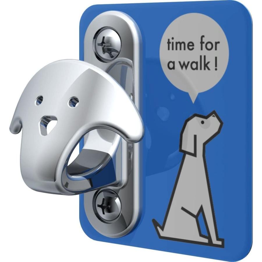 独創的 サンポール リードフック 犬用係留フック ステンレス製 Lh 312 デザインフック付 ミニサインプレート ブルー ドッグイラスト 完売 Theflymuse Com