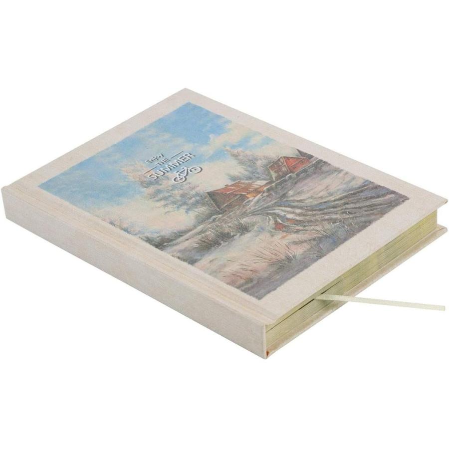 鍵付き日記帳 高級ノート メモ帳 レトロ 風景イラスト パスワードロック ダイアリー 秘密ノート ケース入り 分厚い 横罫手帳 人気 文具 Big Bear Store 通販 Yahoo ショッピング