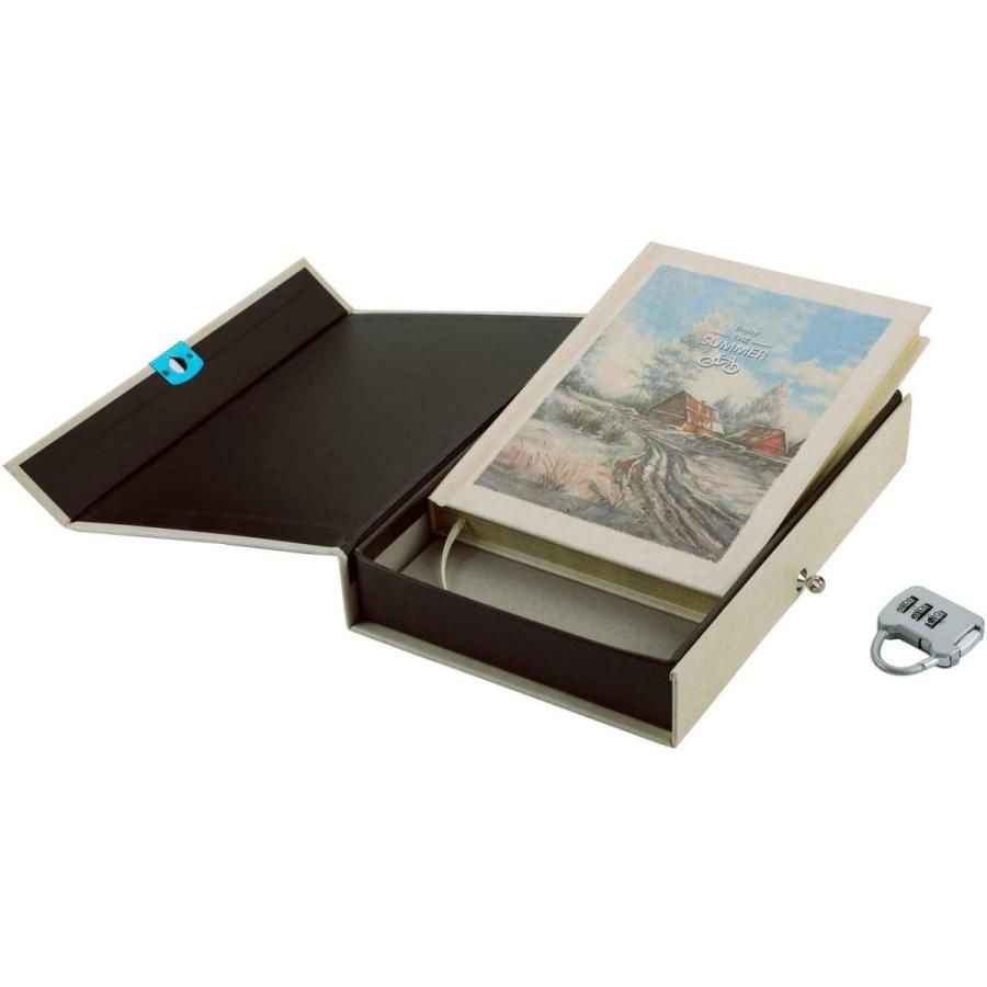 鍵付き日記帳 高級ノート メモ帳 レトロ 風景イラスト パスワードロック ダイアリー 秘密ノート ケース入り 分厚い 横罫手帳 人気 文具 Big Bear Store 通販 Yahoo ショッピング