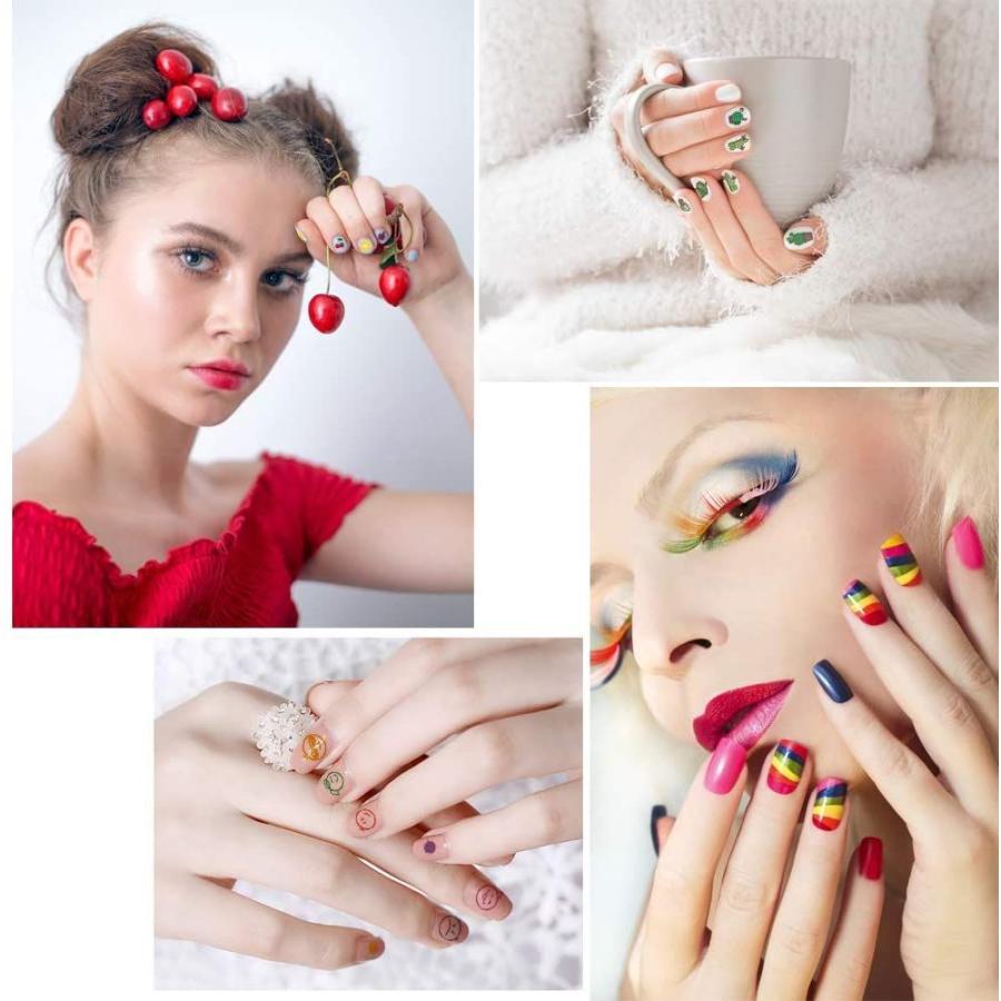 Instagram 大人気ネイルシール 貼るだけマニキュアセット女性 女の子 子供用 10枚入極薄 こどもネイルステッカー かわいい 花 ハ Big Bear Store 通販 Yahoo ショッピング