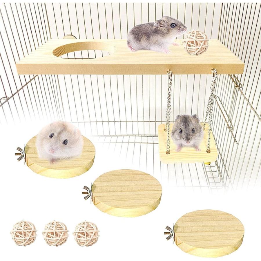 Timiland 4点セット ペット用品 小動物 長方形 丸い形 穴をある 木製コーナーステージ ハムスターのステップ 踏み台 シマリス モ Big Bear Store 通販 Yahoo ショッピング