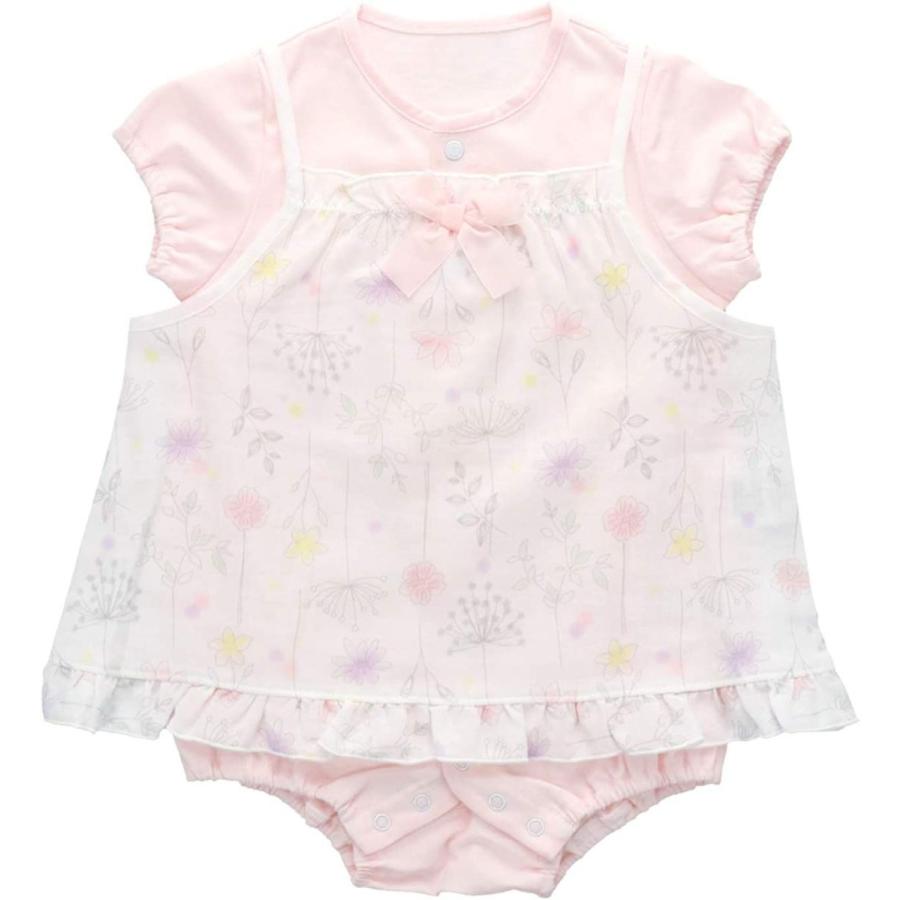 激安大特価 天竺 80サイズ ロンパース ベビー服 日本製 出産祝い 出産準備 ガーゼ 女の子 フラワーエプロン 夏 春 出産祝い 出産記念品 Knowledge21 Com