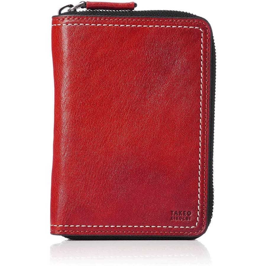 最大の割引 アカ メンズ ステッチ小物 Tk ラウンドファスナー長財布 タケオキクチ 財布