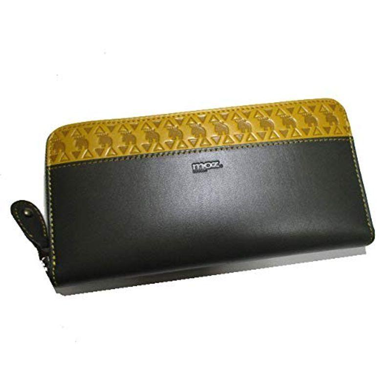 Big モズ その他財布 ラウンドファスナー 財布 Moz 本革 レディース Store 長財布 レザー コラボ企画ステッカー付き 長財布 ブランド かわいいエルクライン Bear モズ