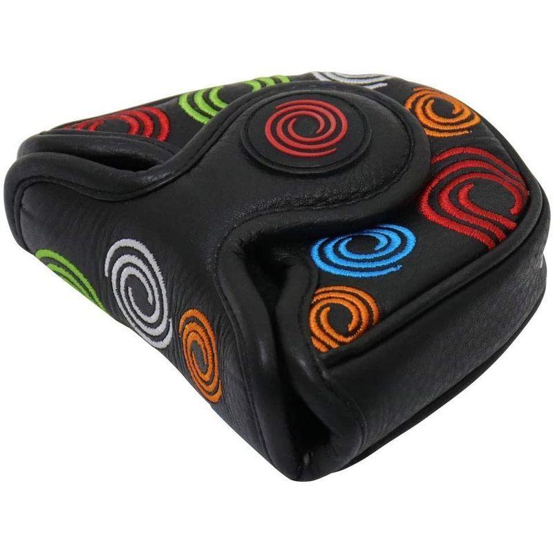 ODYSSEY （オデッセイ） TOUR SUPER SWIRL BLACK 限定 マレット パターカバー 5517201 本革 オデッセイ TOUR SUPER SWIRL BLACK 限定 マレット パターカバー 本革
