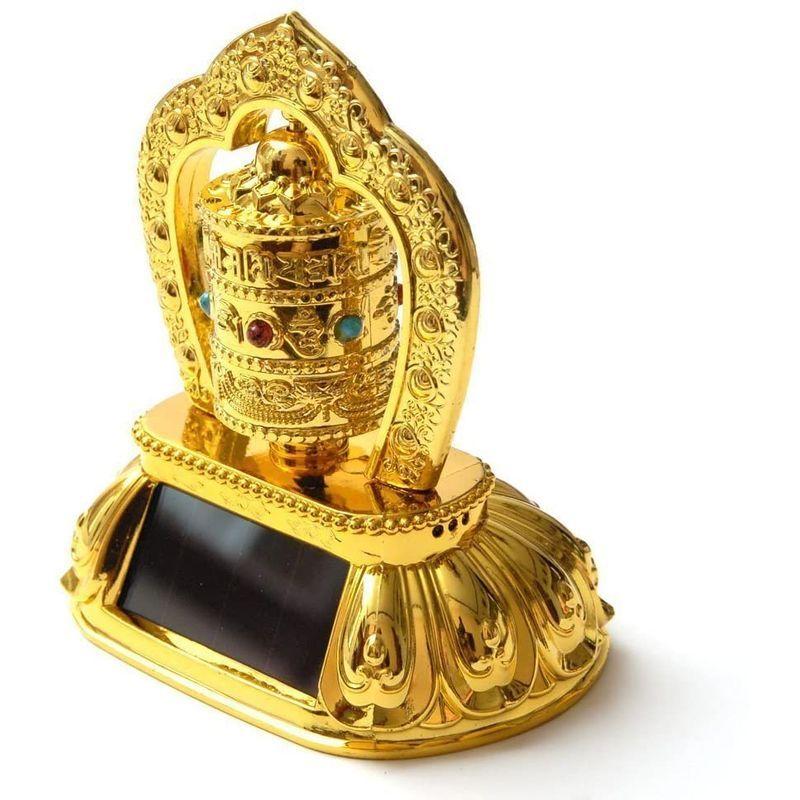 ソーラー マニ車 太陽光 西蔵 チベット 仏教 転経器 マニコロ 法具 仏具 Big Bear Store 通販 Yahoo ショッピング