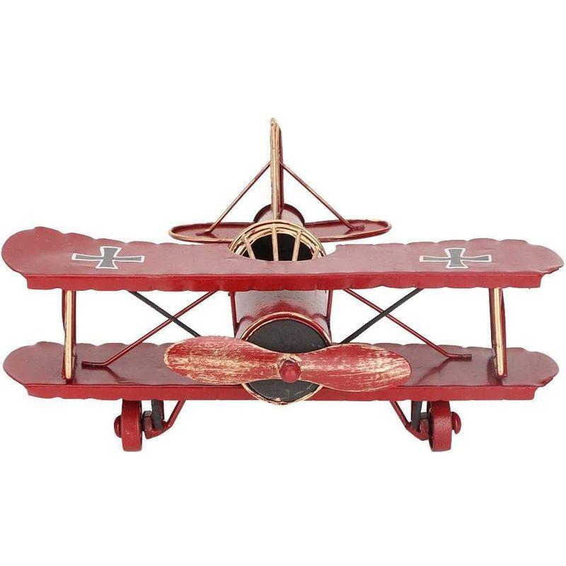 ブリキ 飛行機 レトロ飛行機 モデル 飛行機モデル 置物 飛行機 おもちゃ 誕生日 クリスマス 新年 プレゼント ギフト(レッド)  :20220120002510-01288:big Bear store - 通販 - Yahoo!ショッピング