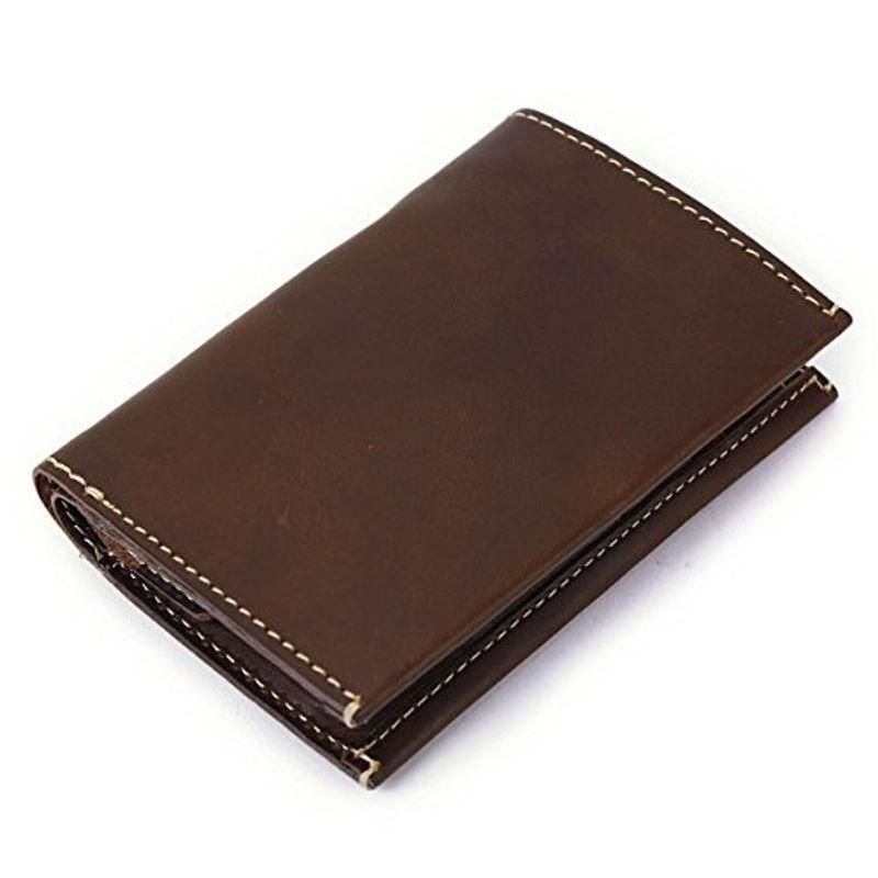 ZONALe（ゾナール） TERRA ROSSA（テラロッサ）シリーズ 縦型 二つ折り財布 31044-DARK BROWN