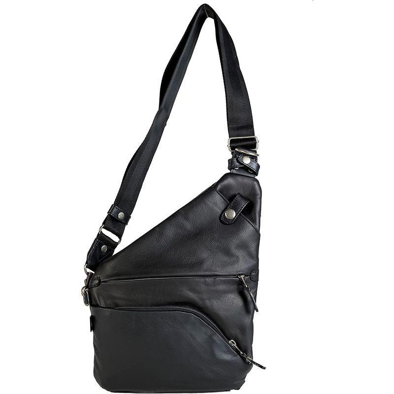 超お買い得！】ダブルスDOUBLES ボディバッグ メンズ 本革 JMO-7450