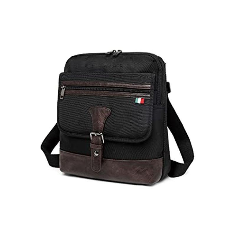 便利を、持ち歩く。 ショルダーバッグ 撥水加工 肩掛け 通勤 通学 ナイロン メンズ 198038 (ブラック)