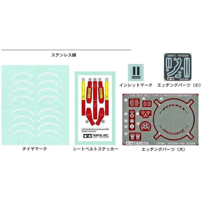 タミヤ 1/20 グランプリコレクションシリーズ No.67 レッドブルレーシング ルノー RB6 プラモデル 20067 1/20 グランプリコレクションシリーズ No レッドブルレーシング ルノー RB6 プラモデル
