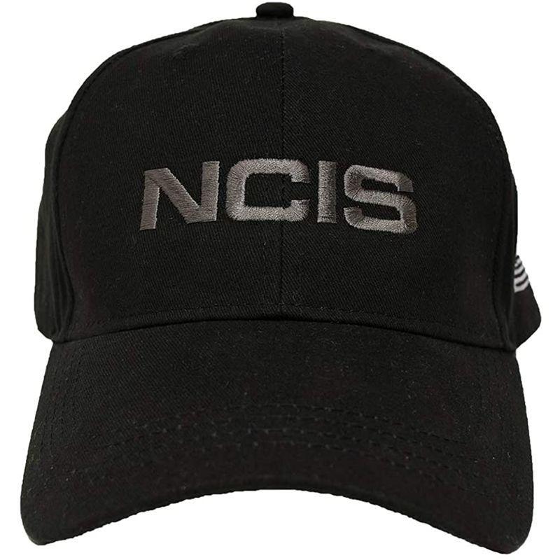 CBS NCIS スペシャルエージェントハット フラッグ付き - エージェントレロイギブスの公式キャップ ブラック NCIS スペシャルエージェントハット フラッグ付き エージェントレロイギブスの公式キャップ ブラック