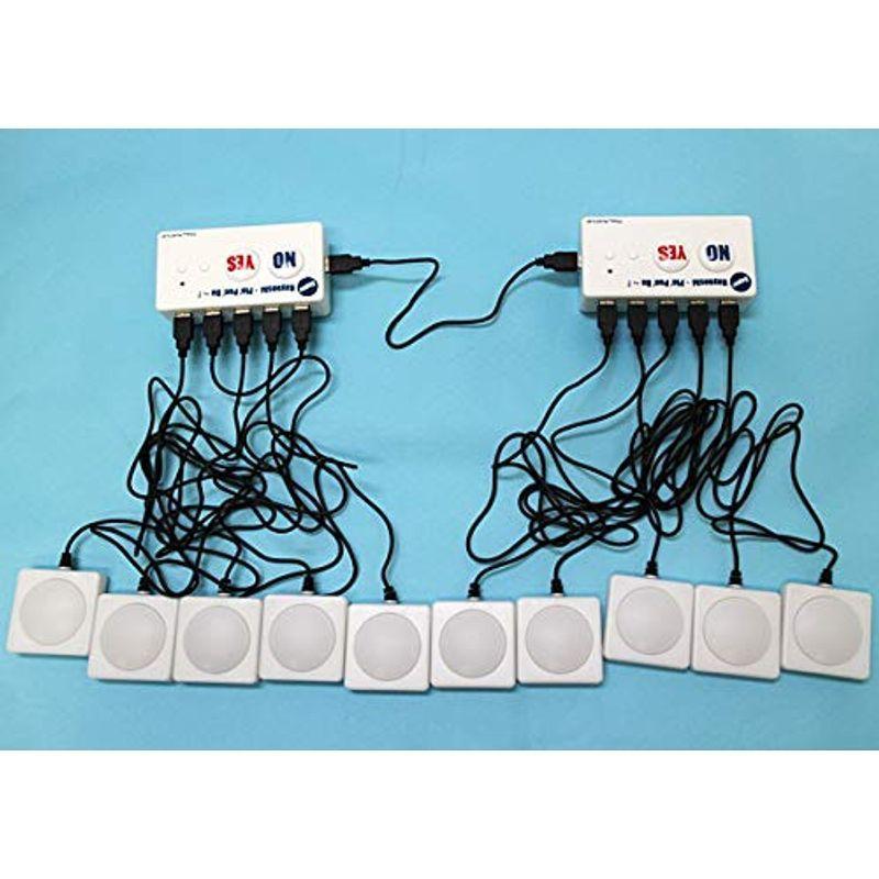 スーパー早押しピンポンブー赤ボタン 10人用 129454(13950円)