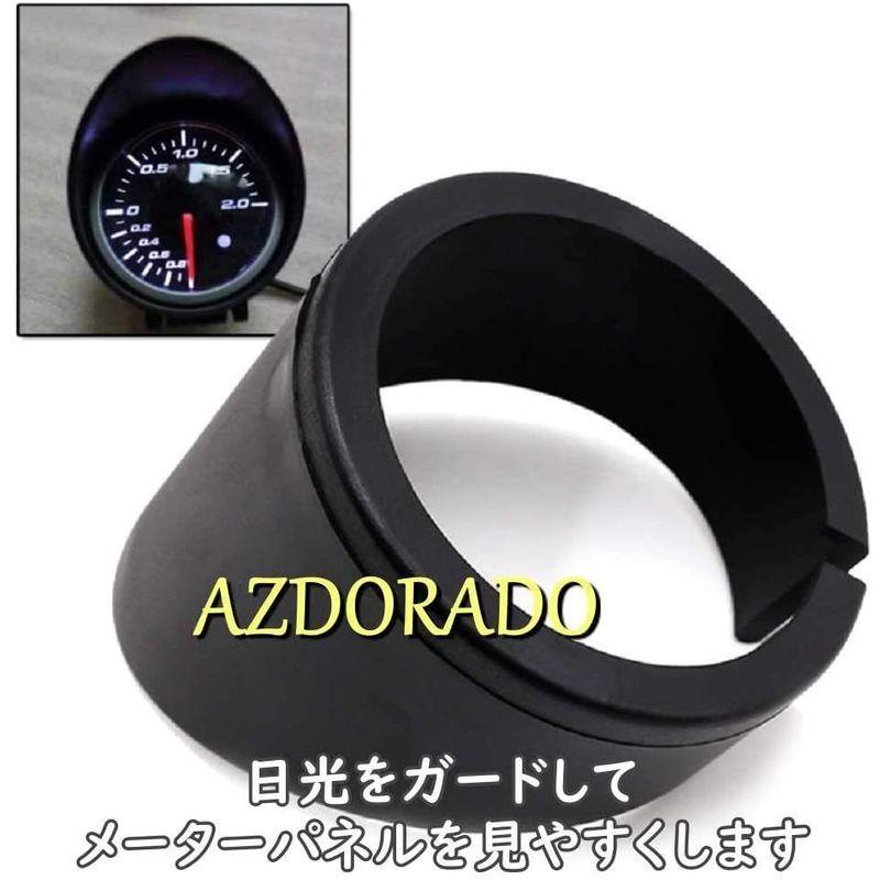 驚きの値段で】AZ DORADO 汎用 メー 汎用メーターバイザー (ブラック2コセット) 60φ用 ピラー メーターフード 60mm ターカバー パネル 計器類、電子パーツ 日本精機 Defi (デフィ) メーターパーツ52φ DF11101