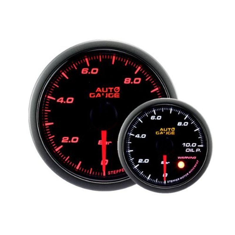 オートゲージ 日本製モーター 60mm 油圧計 2色バックライト 430シリーズ 宅送