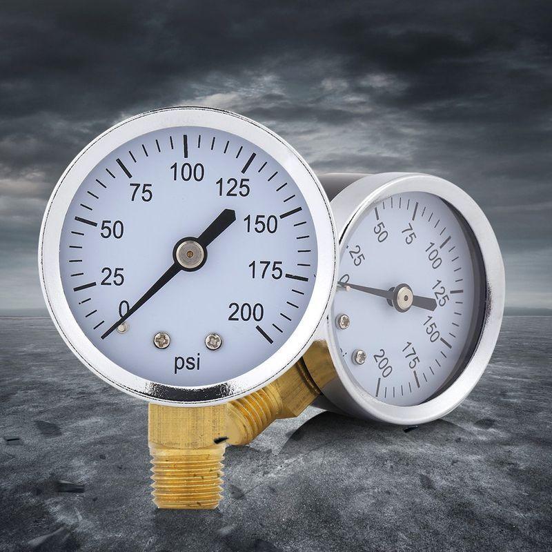 セール【セール水圧ゲージ 油圧ゲージマノメータ 圧力計 空気圧計 4