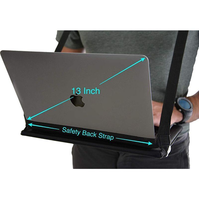 Horium ポータブルウォーキング安全ラップトップデスクハーネス ノートパソコンアクセサリー 周辺機器 クリーニングブラシ付き Big Big Bear Bear Store