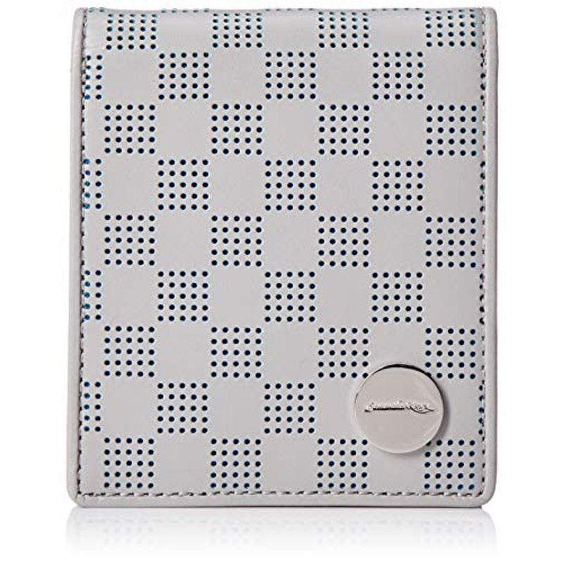 キングズ 財布 二つ折り メンズ 牛革 グレー