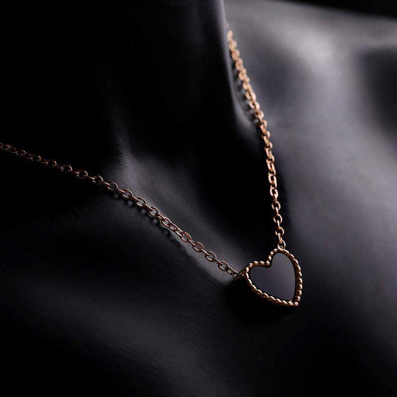 簡素チタン鋼バラの金 小さな赤いハートのネックレス SIgx59Jj0I, レディースアクセサリー - adcmed.com 簡素チタン鋼バラの金 小さな赤いハートのネックレス SIgx59Jj0I, レディースアクセサリー - adcmed.com