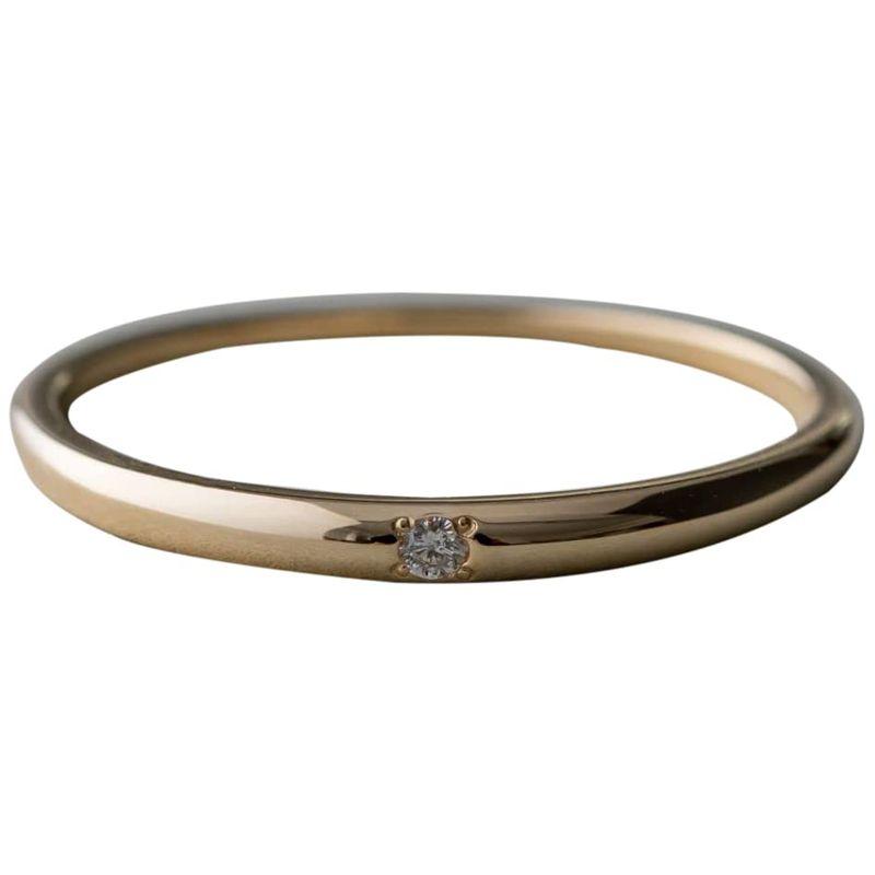 エテ) ete K10YGレイヤード ダイヤモンド リング 721098 9号 イエロー