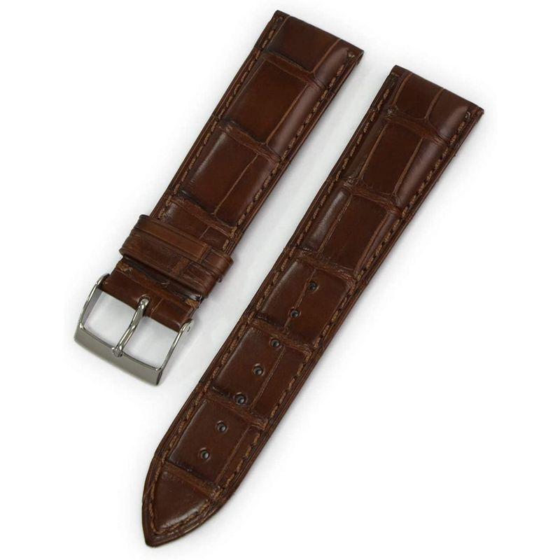 CASSISカシス ワニ革 時計ベルト 裏面防水 ADONARA CAOUTCHOUC アドナラ カウチック 22mm ゴールドブラウン 交 ワニ革 時計ベルト 裏面防水 ADONARA CAOUTCHOUC アドナラ カウチック 22mm ゴールドブラウン