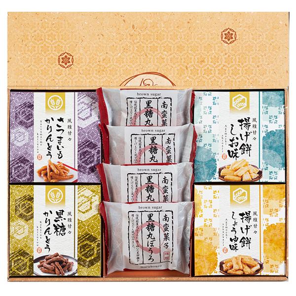 父の日 プレゼント 和菓子 セット かりんとう 丸ぼうろ 揚げ餅 送料無料 風雅甘々 和菓子詰合せ {0020295}『SKT』｜bigbossshibazaki｜02