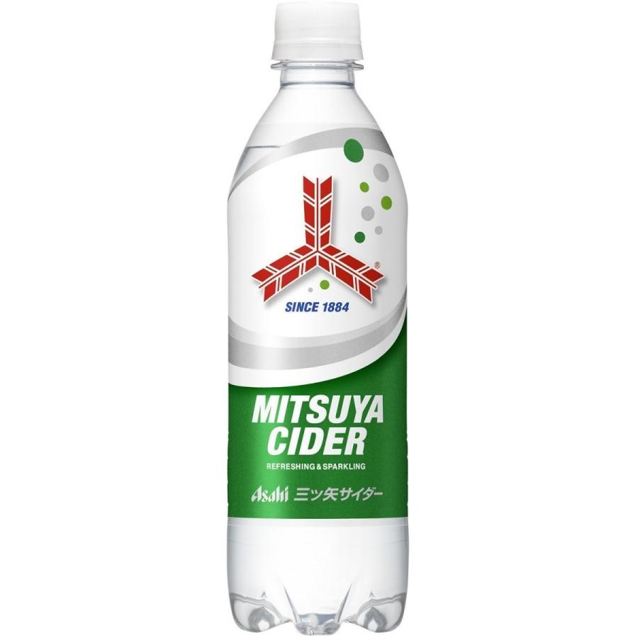 送料無料 アサヒ 三ツ矢サイダー 500ml×2ケース/48本(048) : 酒の
