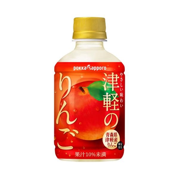 ＊AKAりんご りんご アップル ジュース 送料無料 ポッカサッポロ 津軽のりんご