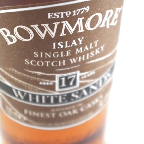 洋酒 ウイスキー ボウモア 17年 ホワイトサンズ 43度 700ml : 酒の