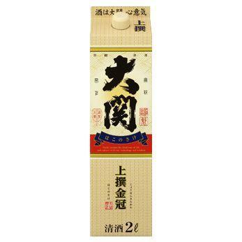 日本酒 日本酒 大関 上撰 金冠 はこのさけ パック 2L 『HSH』｜bigbossshibazaki